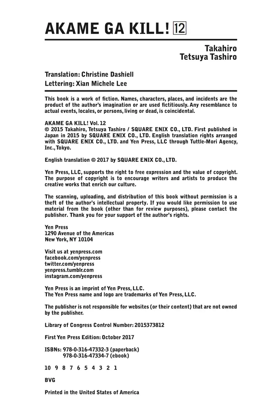 Read Akame ga Kill! EN Manga Online