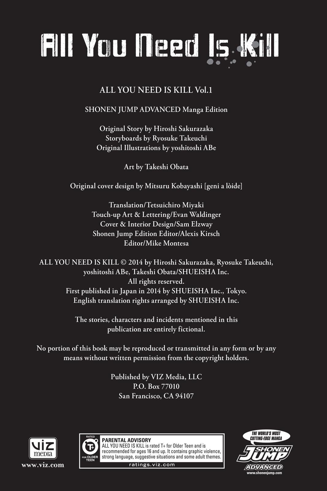 Read All You Need Is Kill EN Manga Online