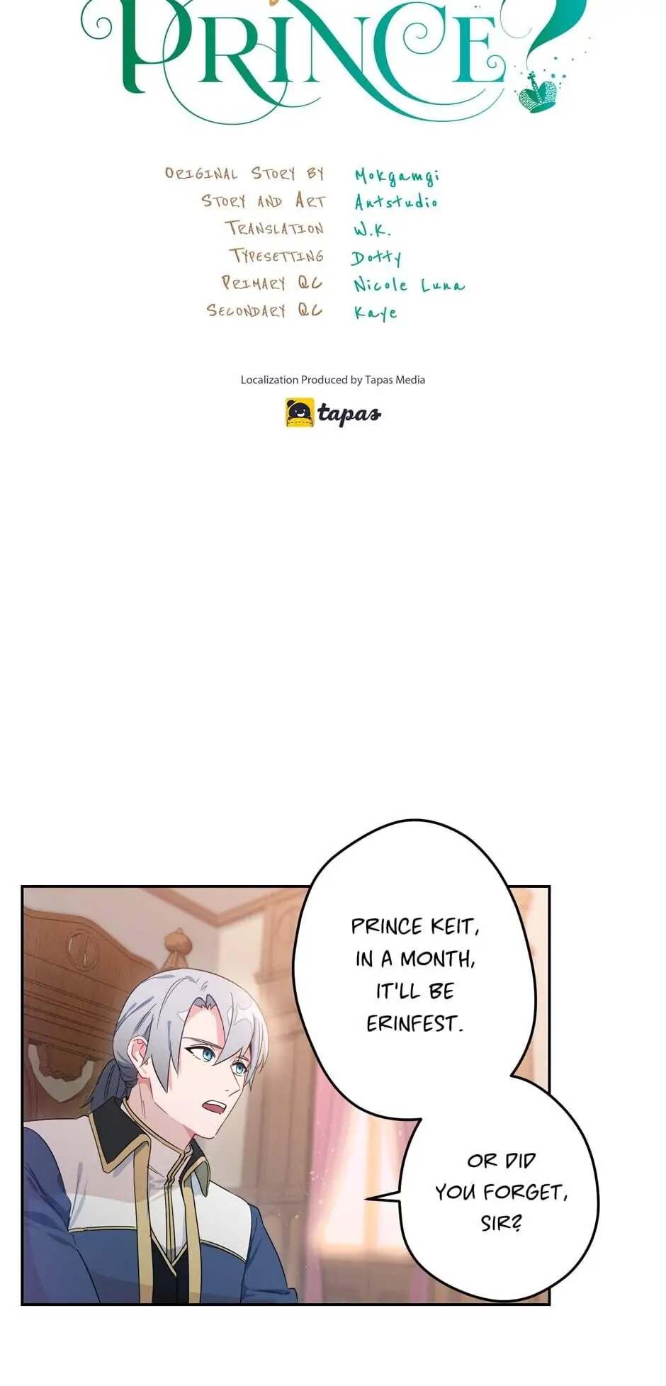 Read As You Wish, Prince EN Manga Online