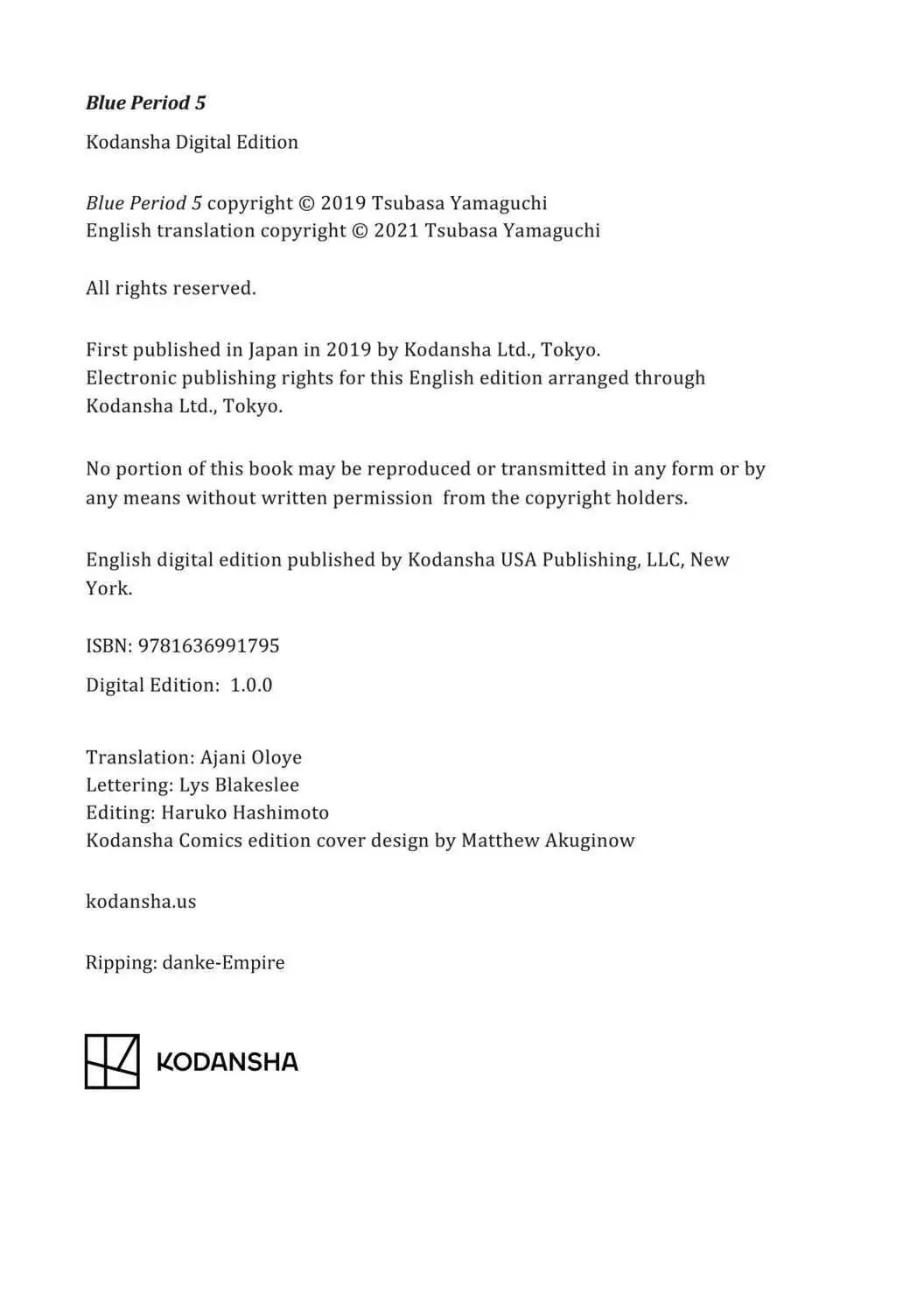 Read Blue Period EN Manga Online