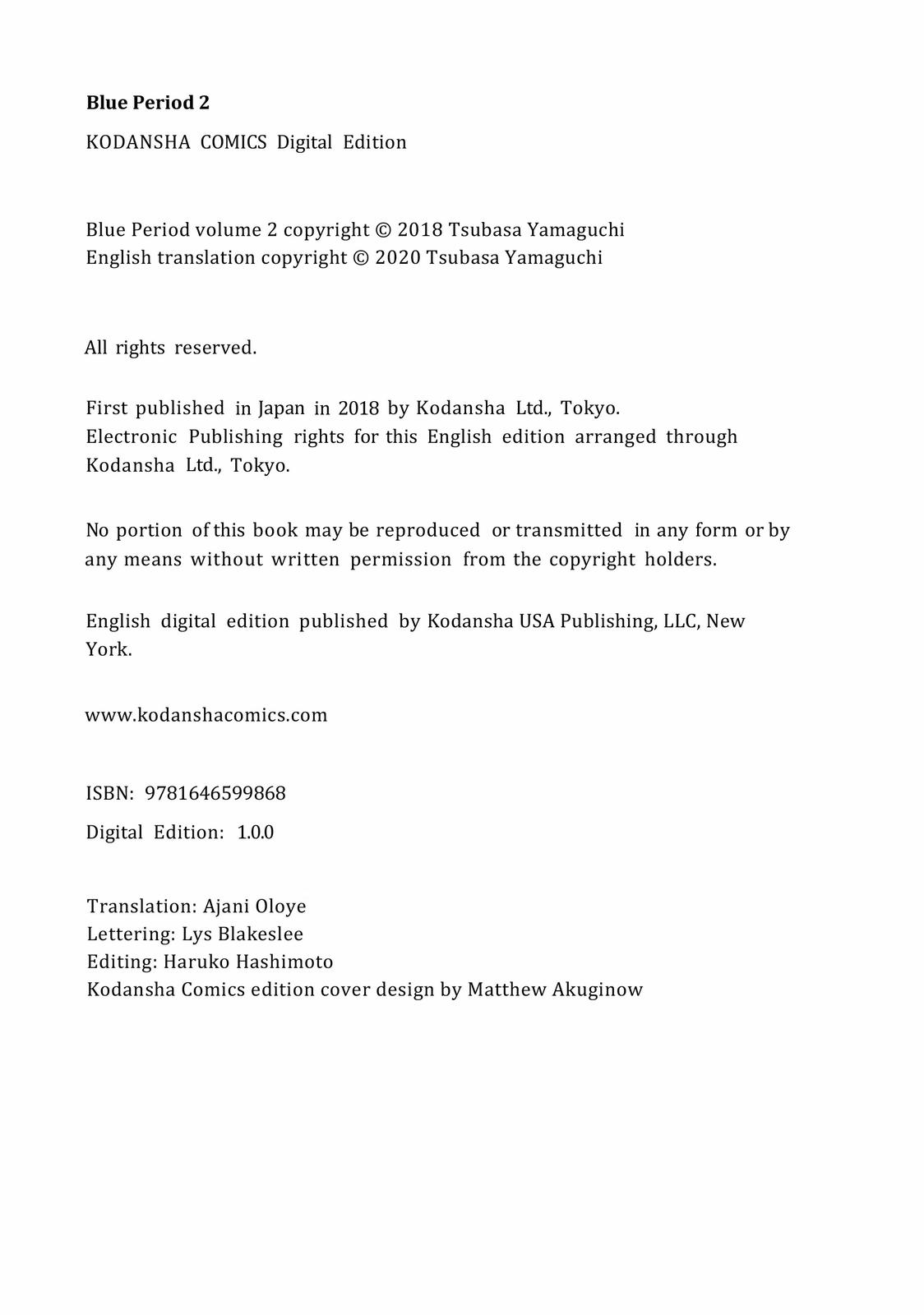 Read Blue Period EN Manga Online