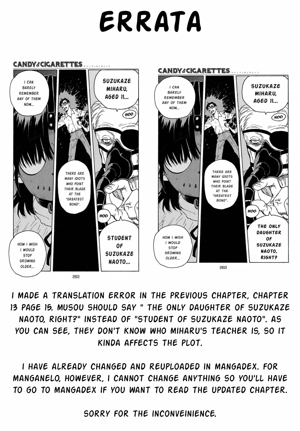 Read Candy and Cigarettes EN Manga Online