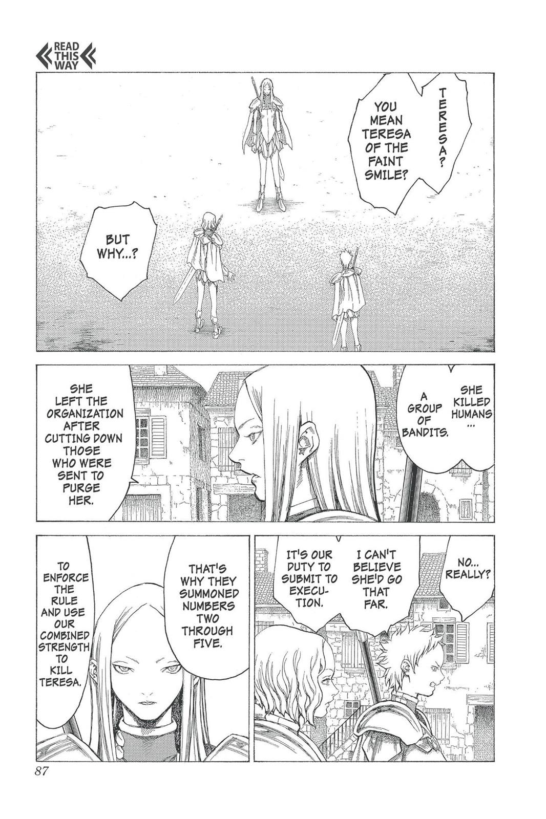 Read Claymore EN Manga Online