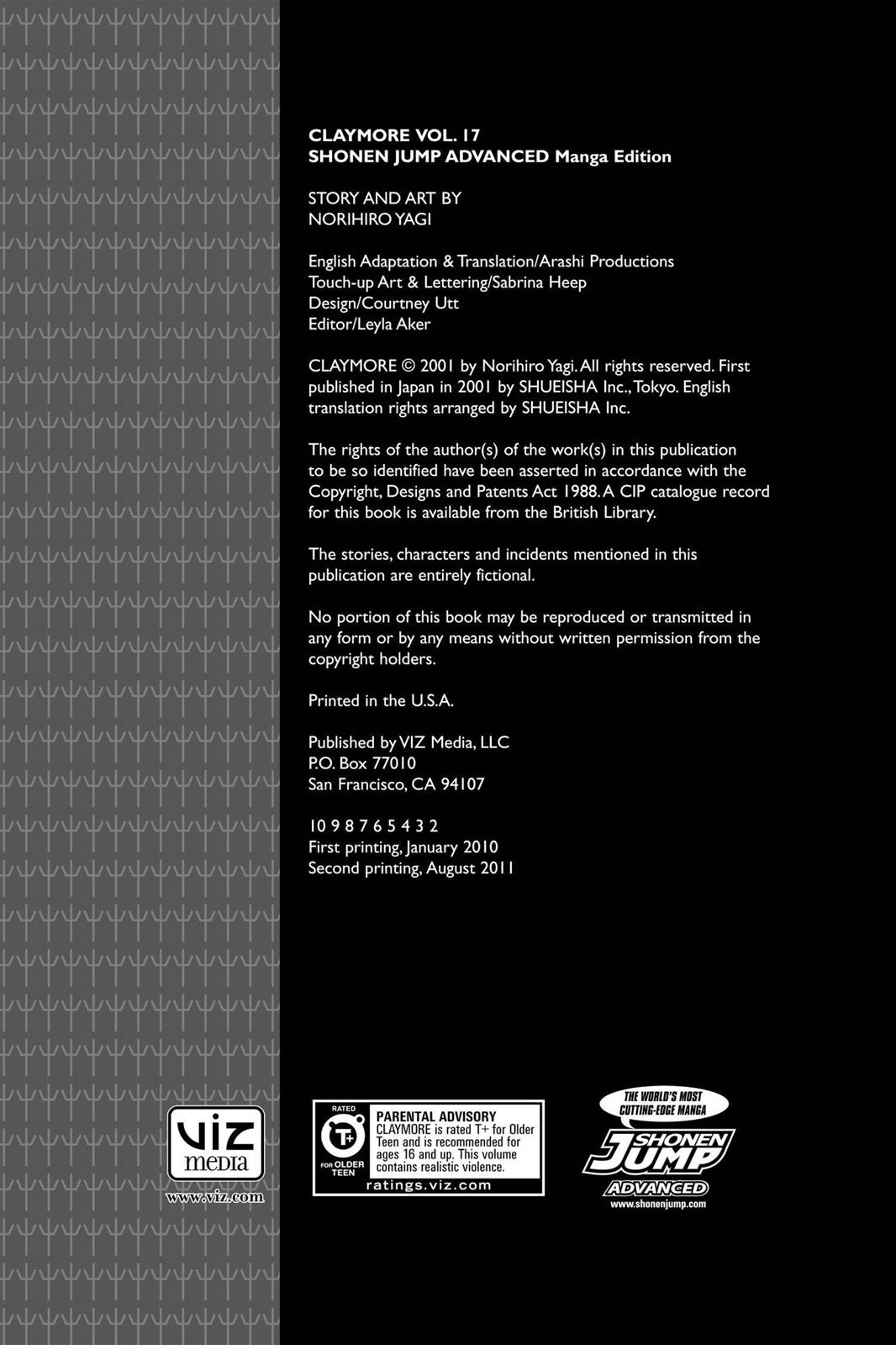 Read Claymore EN Manga Online