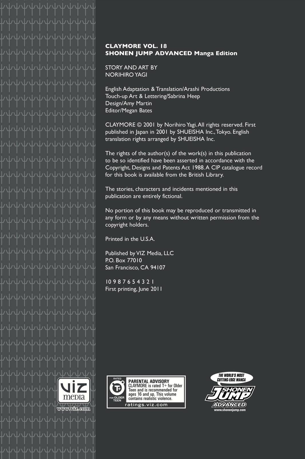 Read Claymore EN Manga Online