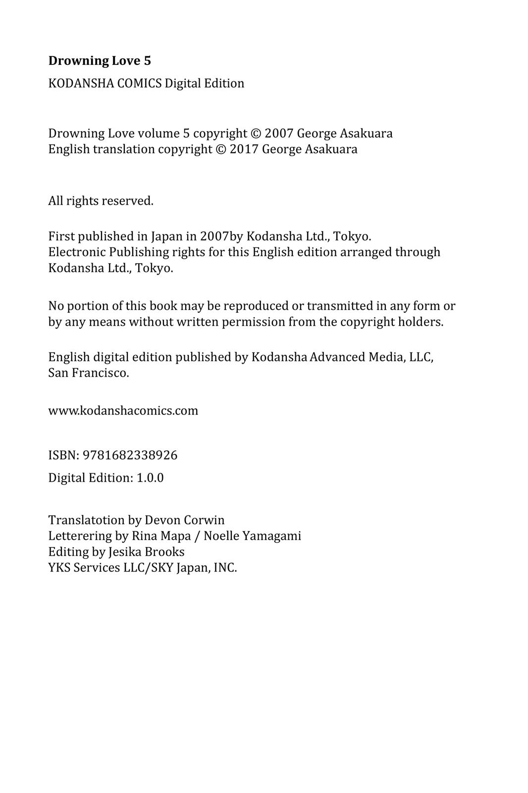 Read Drowning Love EN Manga Online