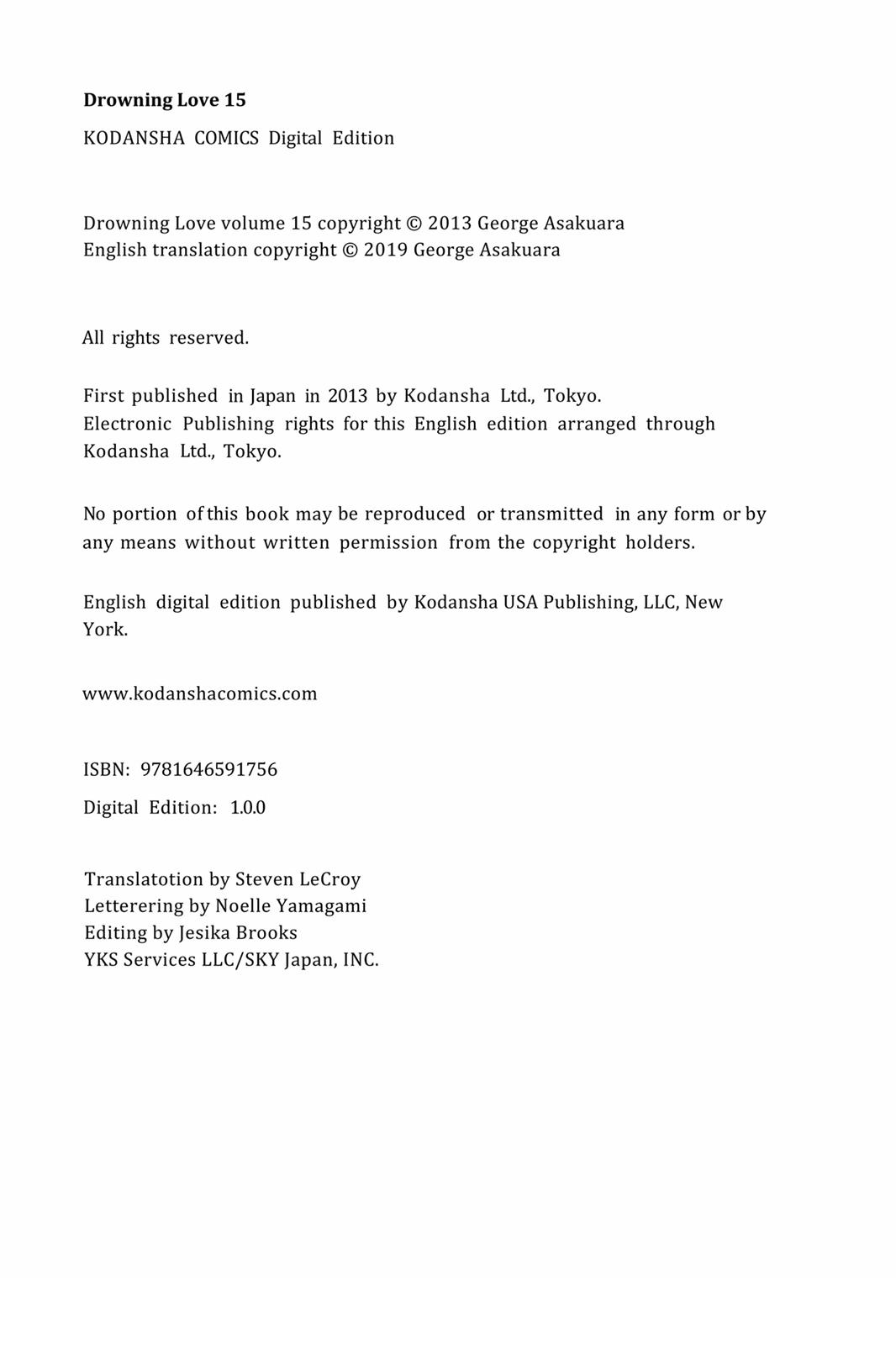 Read Drowning Love EN Manga Online