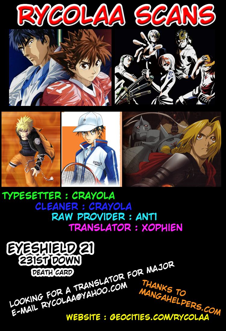 Read Eyeshield 21 EN Manga Online