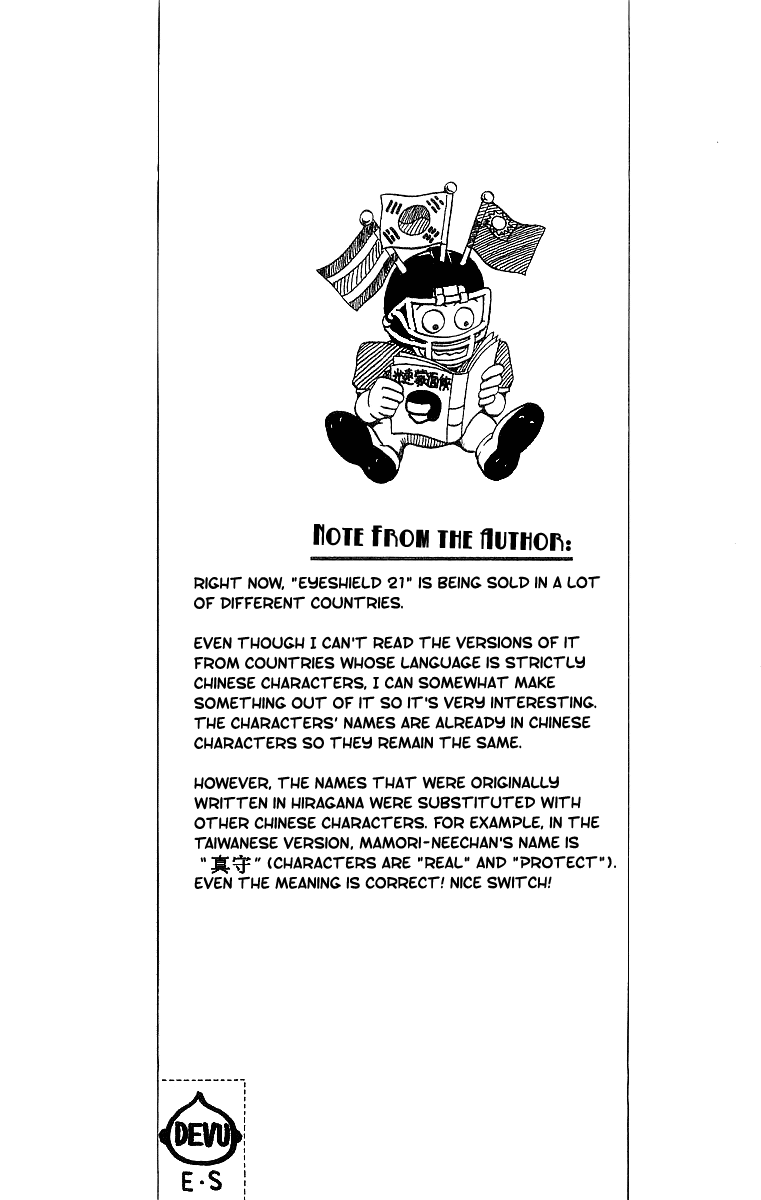 Read Eyeshield 21 EN Manga Online