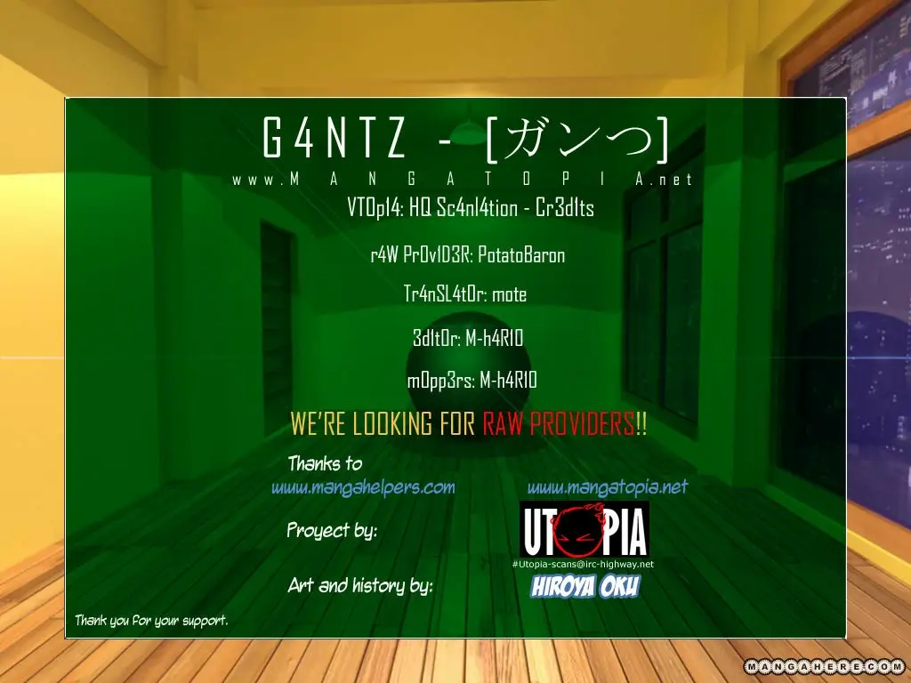 Read Gantz EN Manga Online