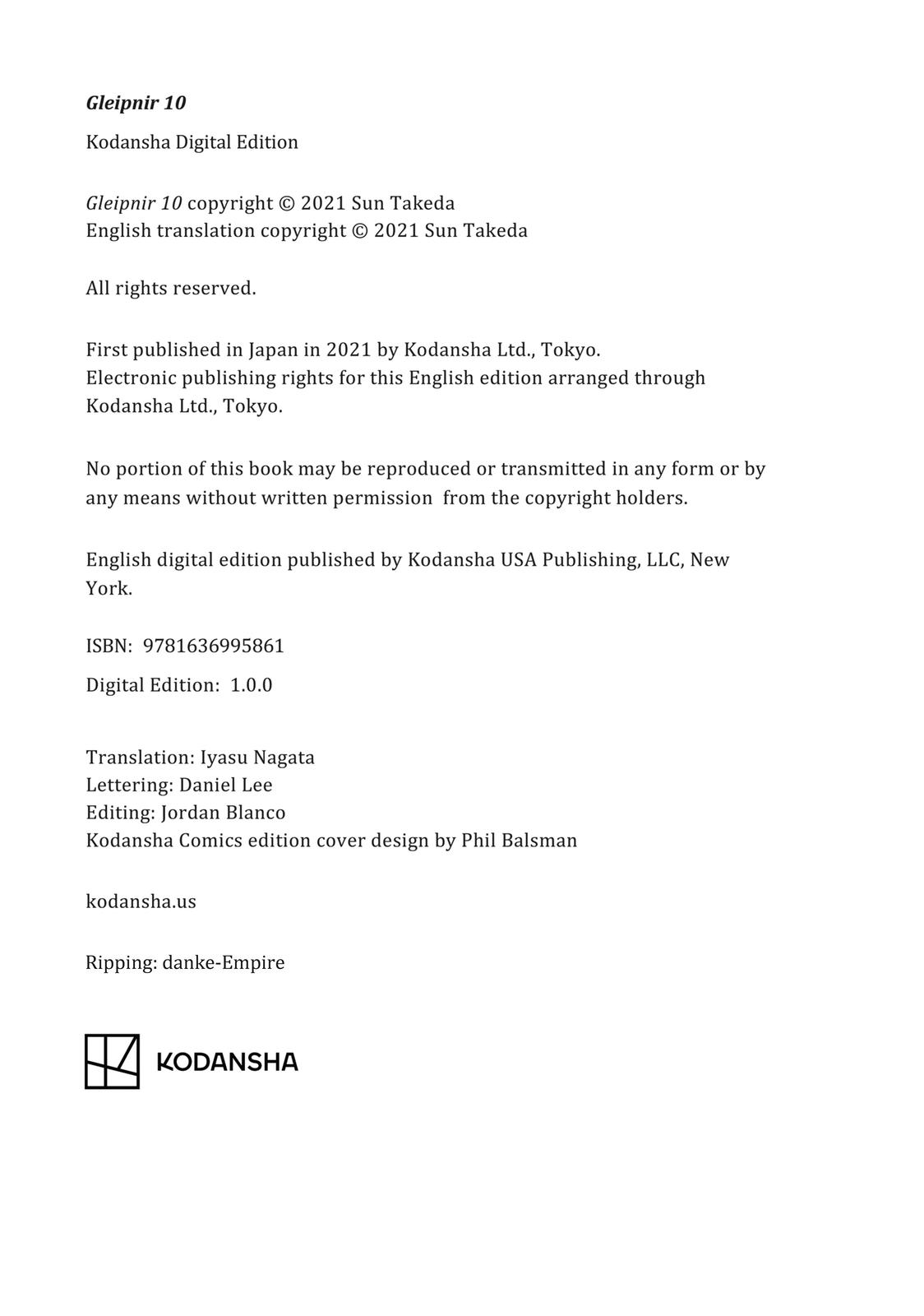Read Gleipnir EN Manga Online
