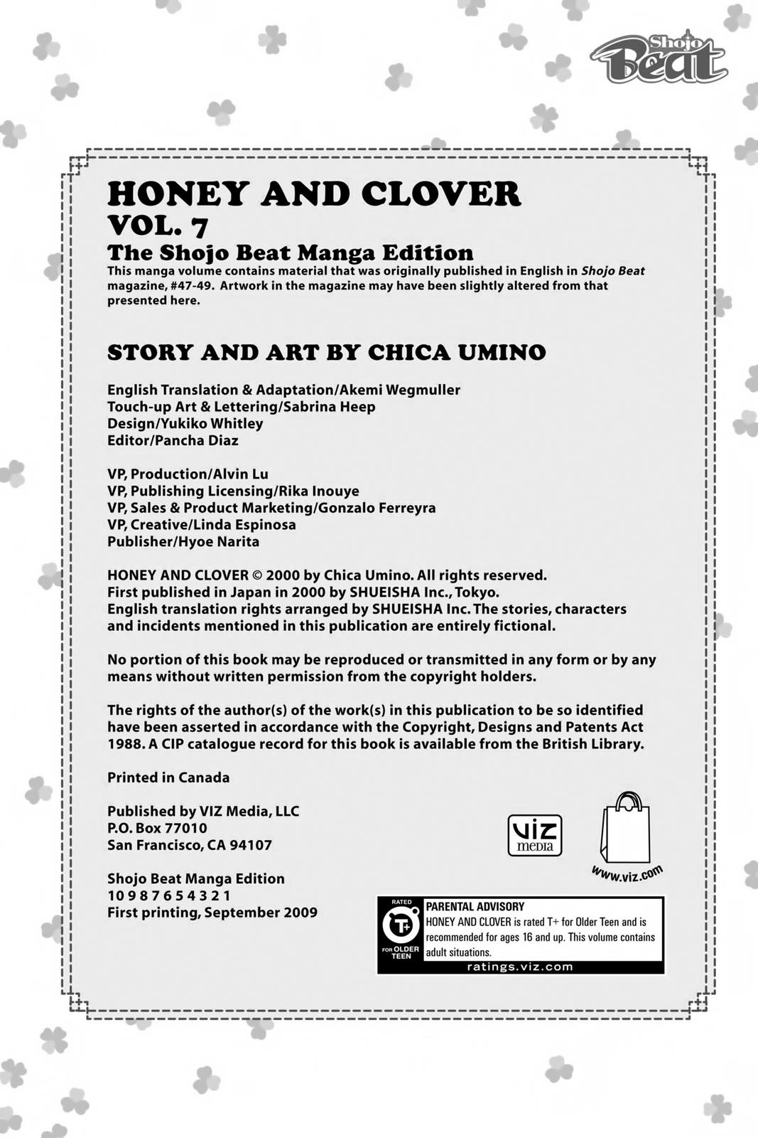 Read Honey and Clover EN Manga Online