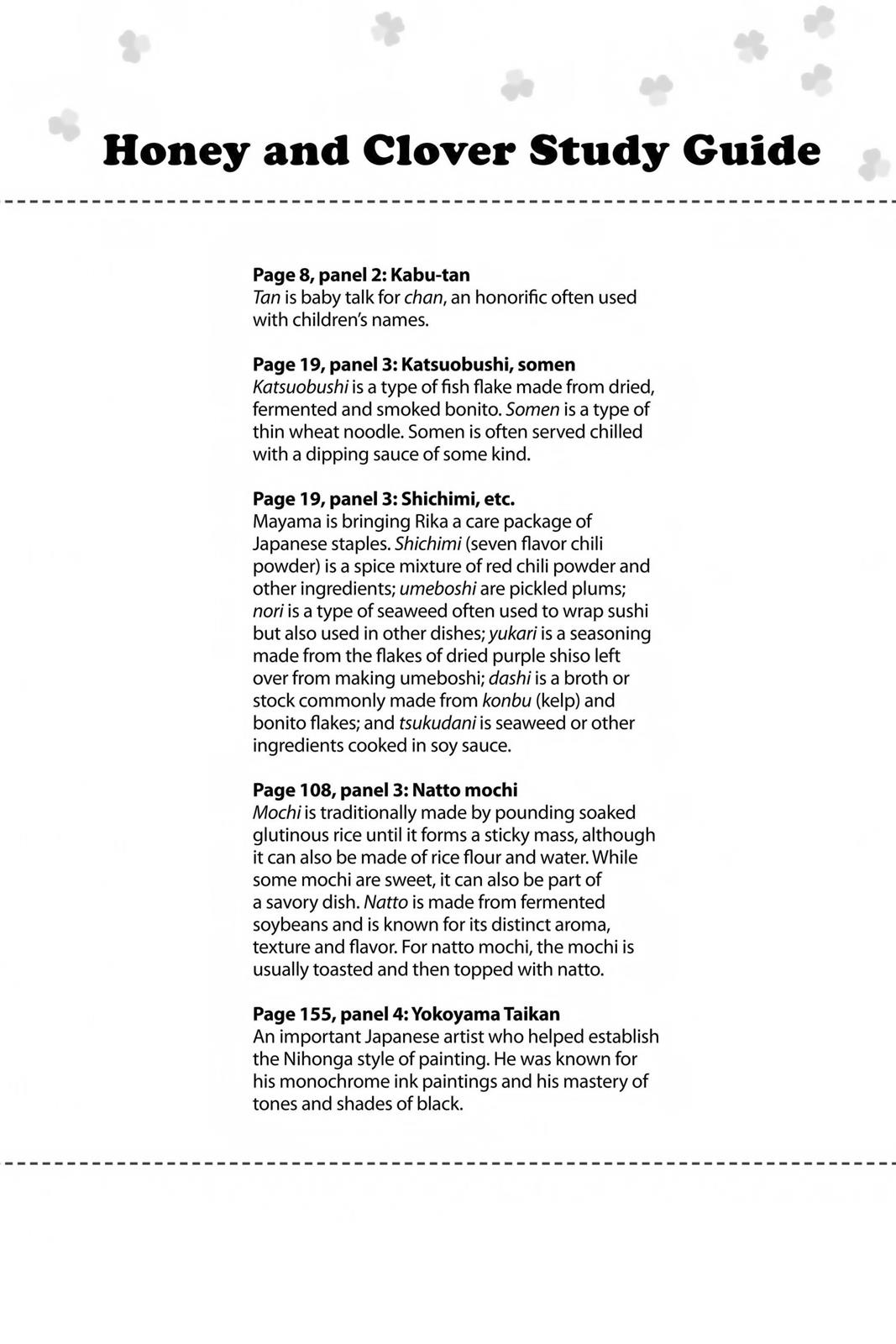 Read Honey and Clover EN Manga Online