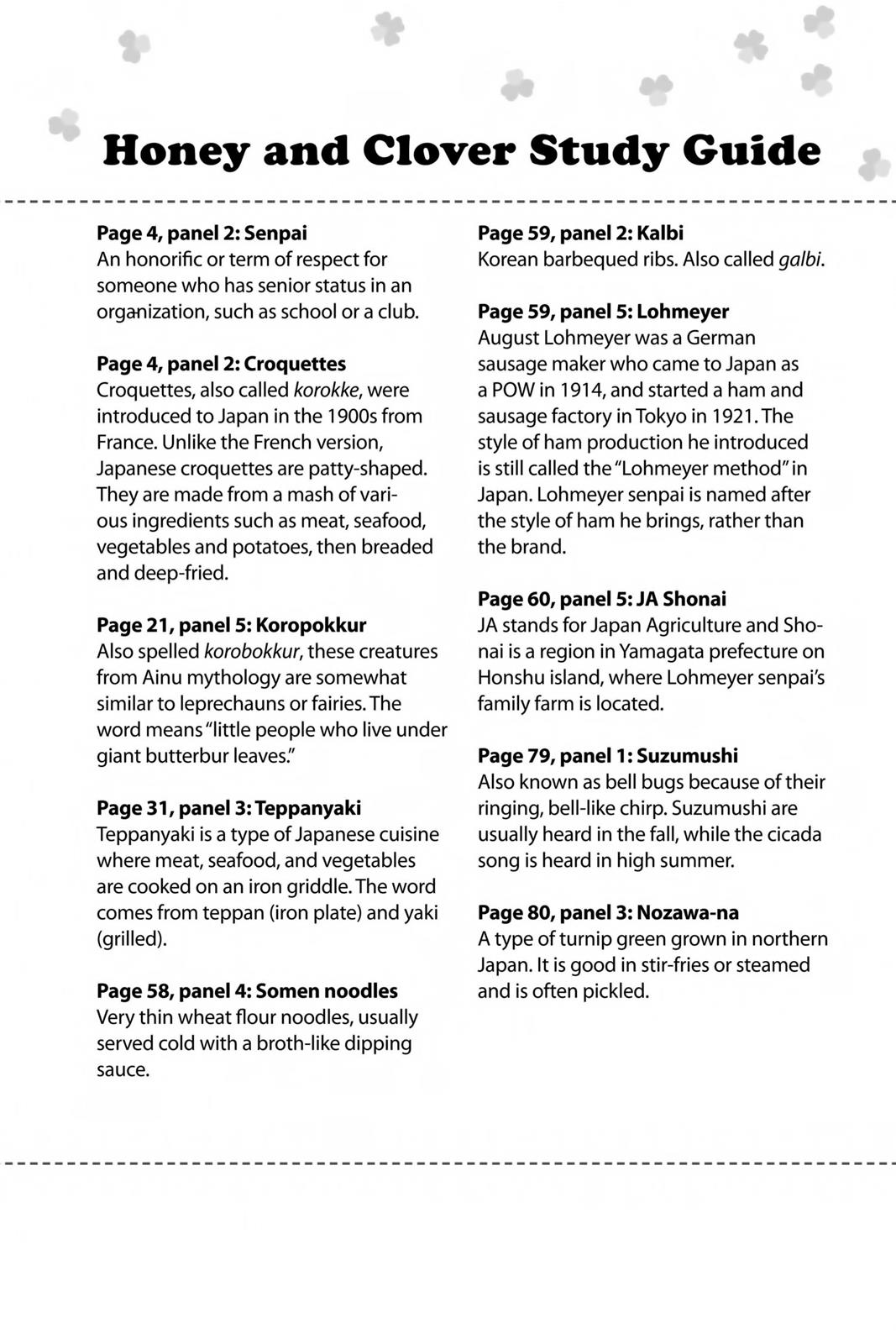 Read Honey and Clover EN Manga Online