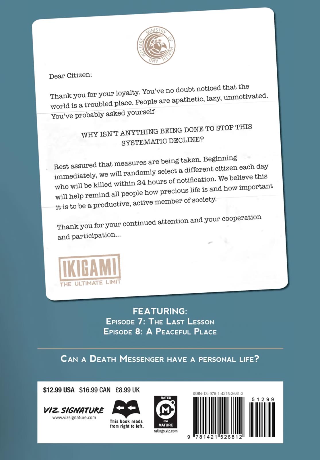 Read Ikigami The Ultimate Limit EN Manga Online