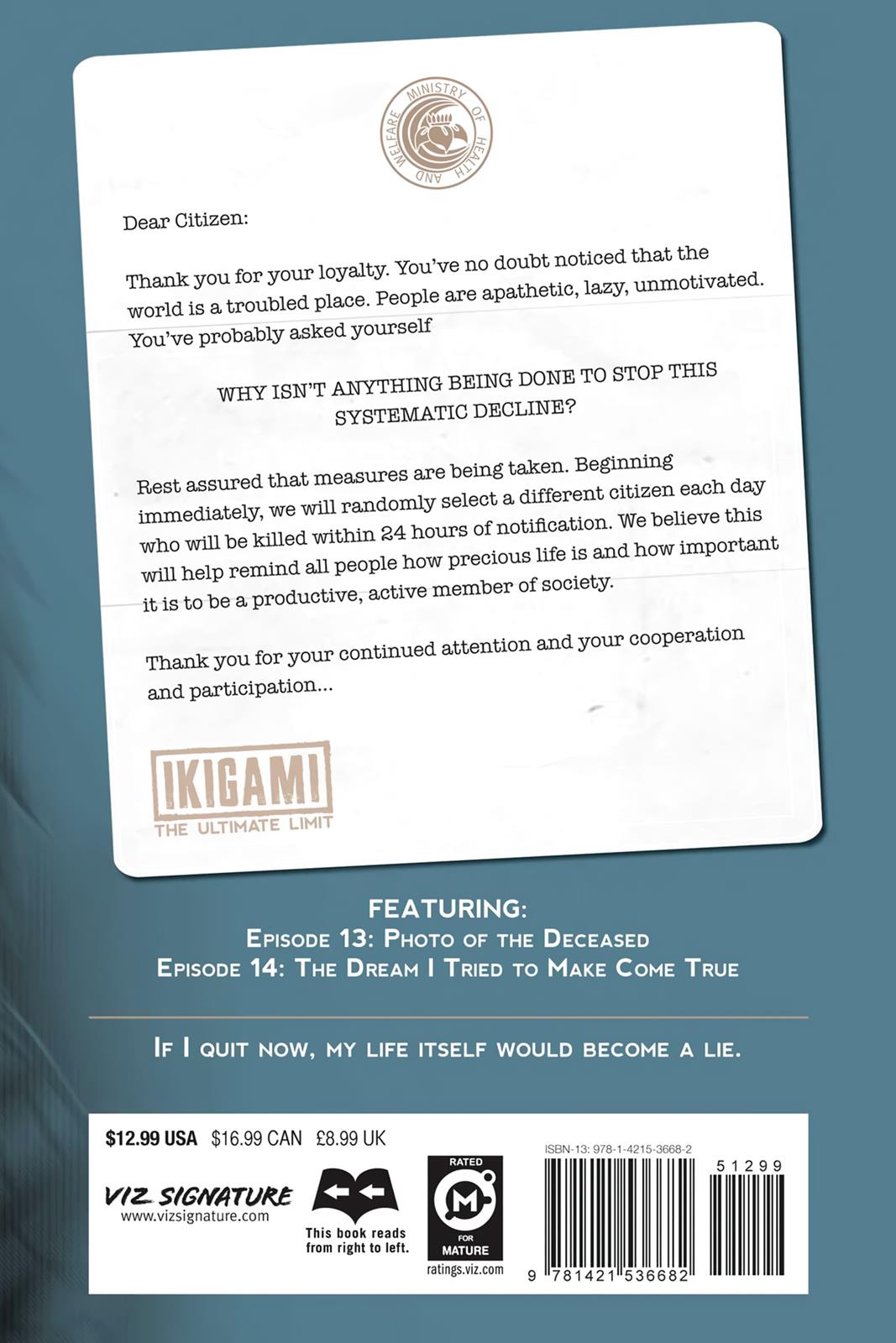 Read Ikigami The Ultimate Limit EN Manga Online