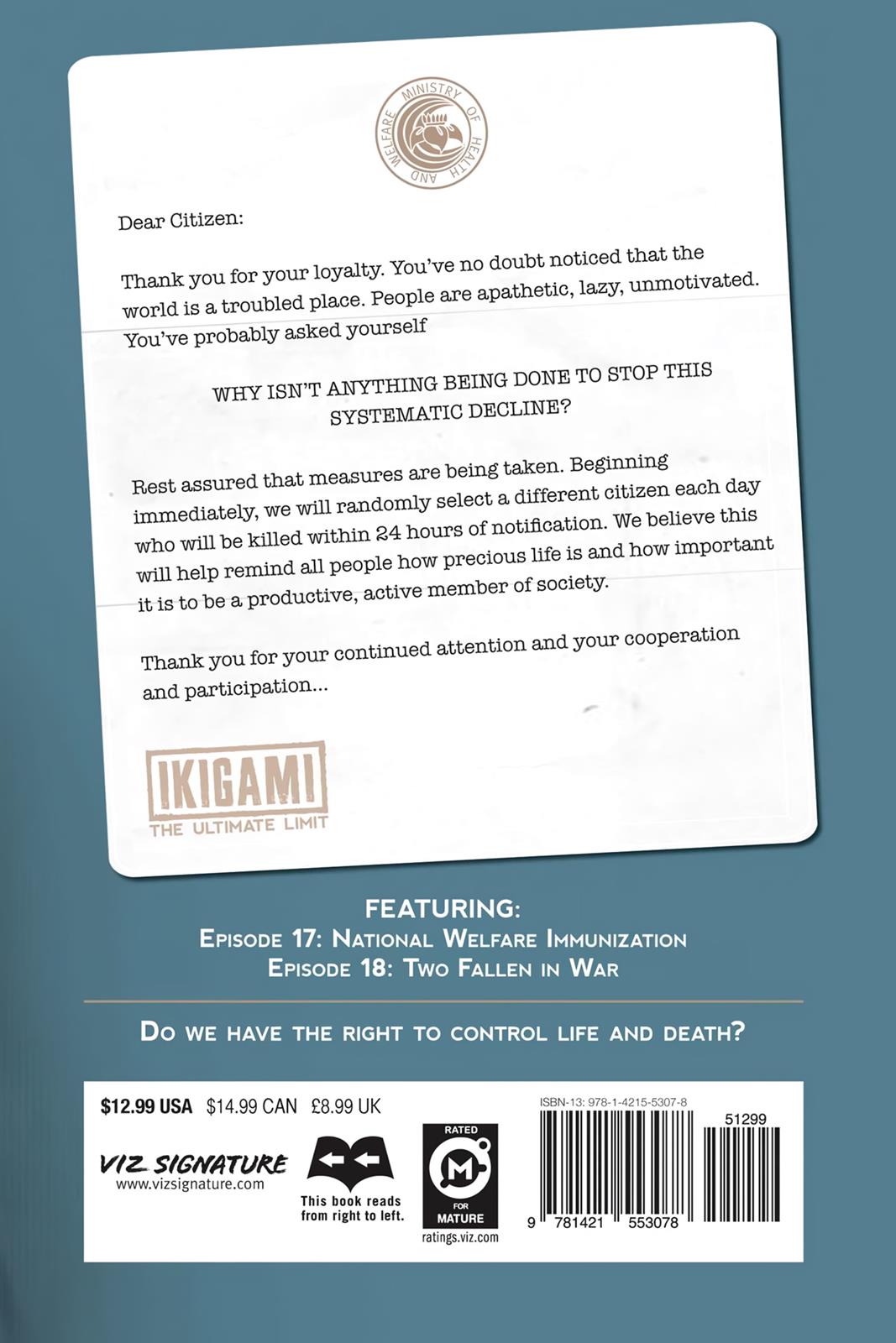 Read Ikigami The Ultimate Limit EN Manga Online