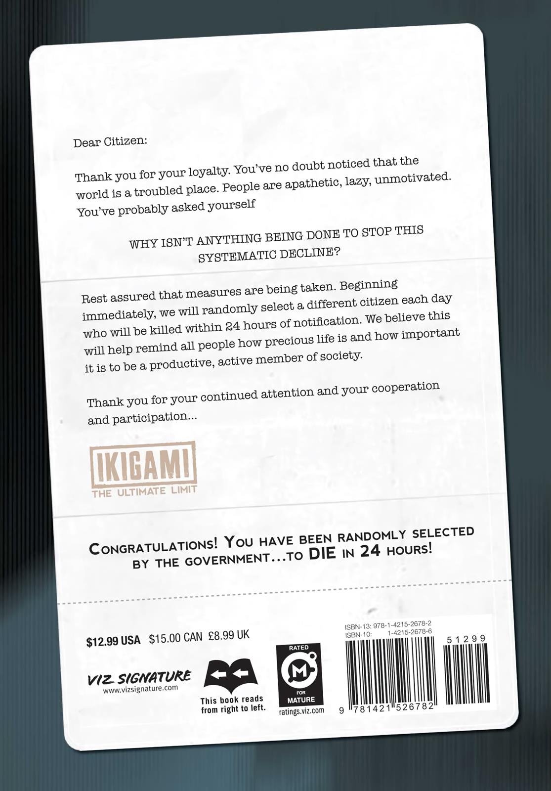 Read Ikigami The Ultimate Limit EN Manga Online