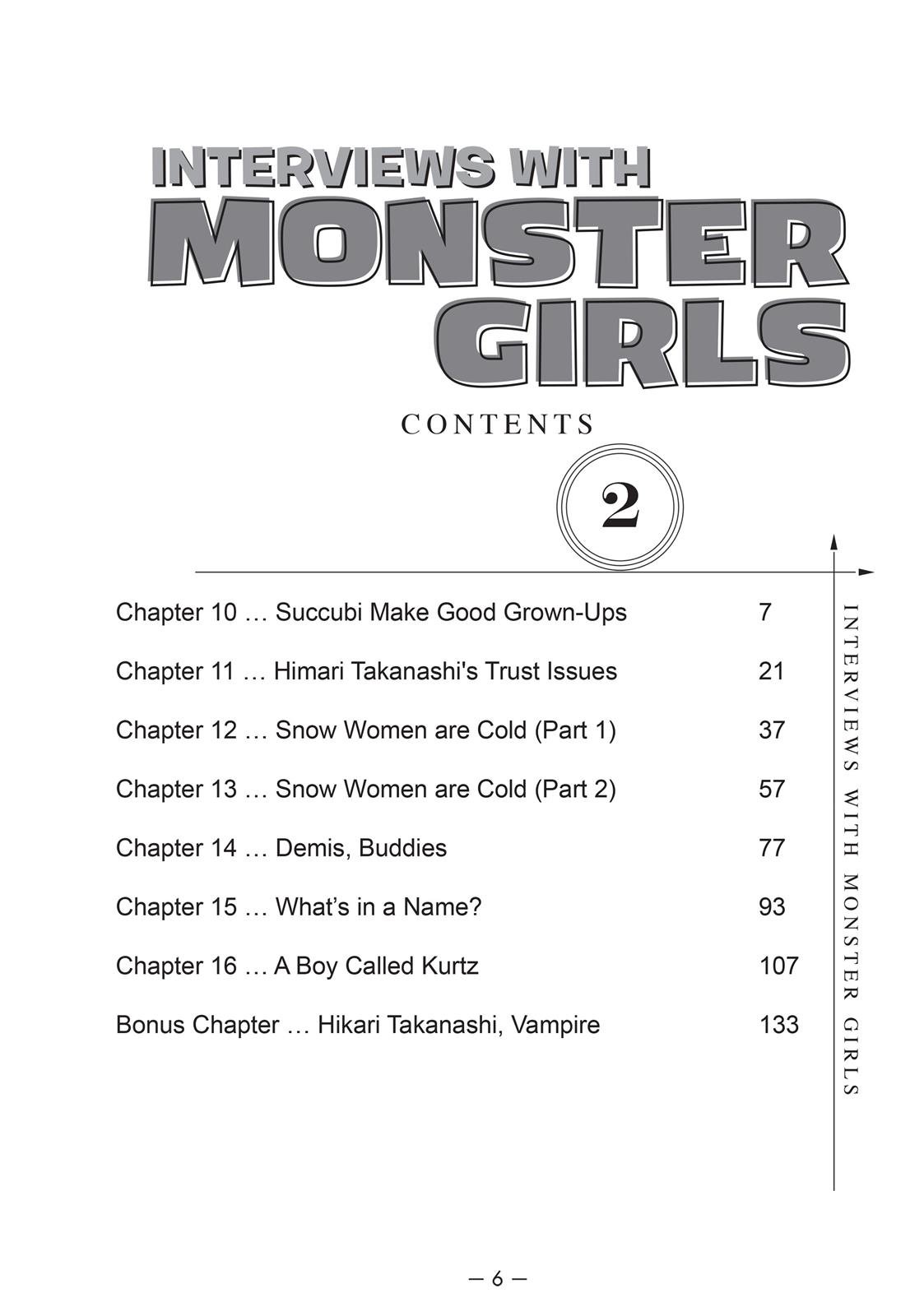 Read Interviews with Monster Girls EN Manga Online