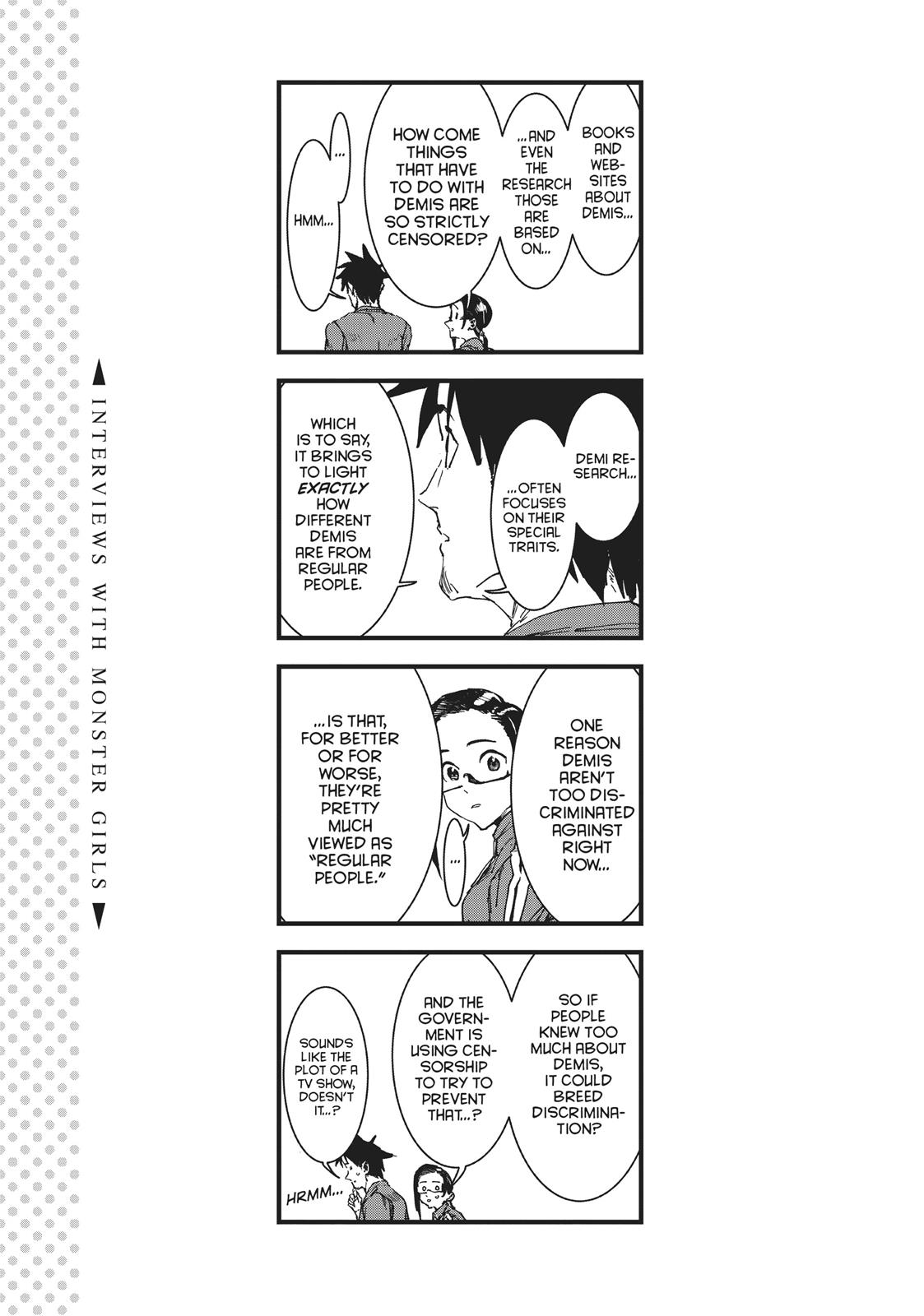 Read Interviews with Monster Girls EN Manga Online