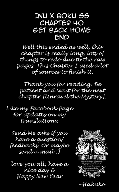 Read Inu x Boku SS EN Manga Online
