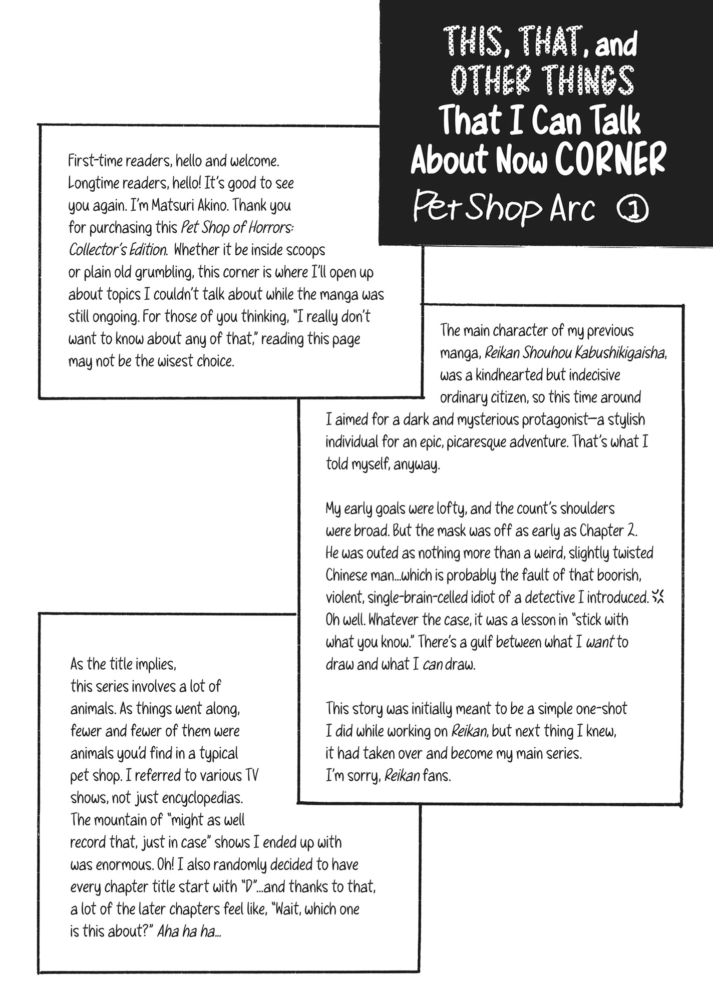 Read Pet Shop of Horrors EN Manga Online