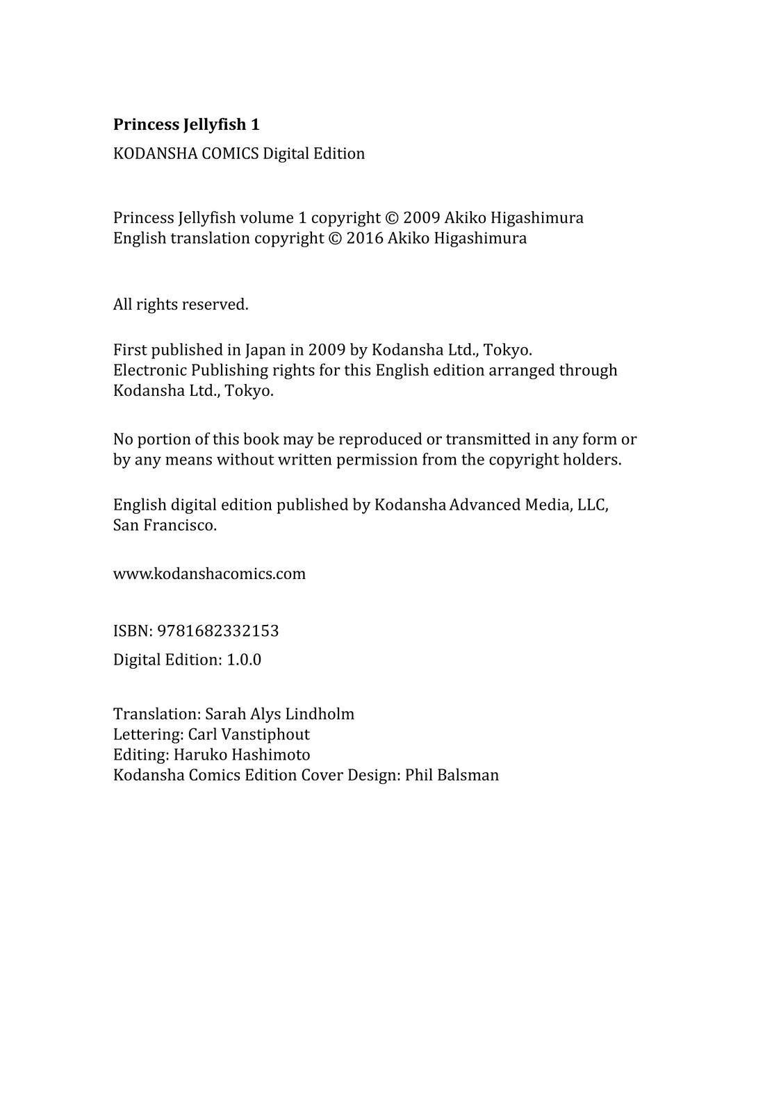 Read Princess Jellyfish EN Manga Online