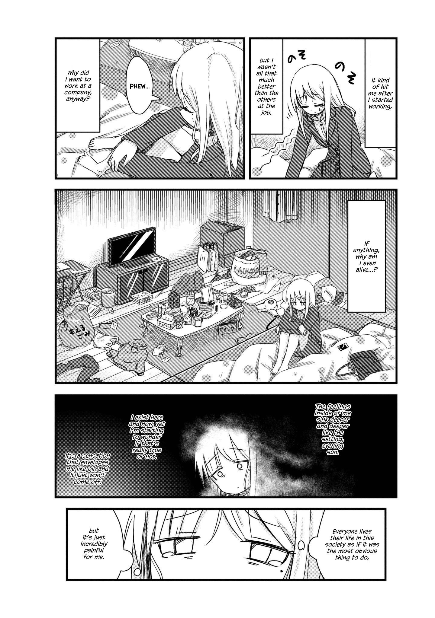 Read She Doesn't Know Why She Lives EN Manga Online