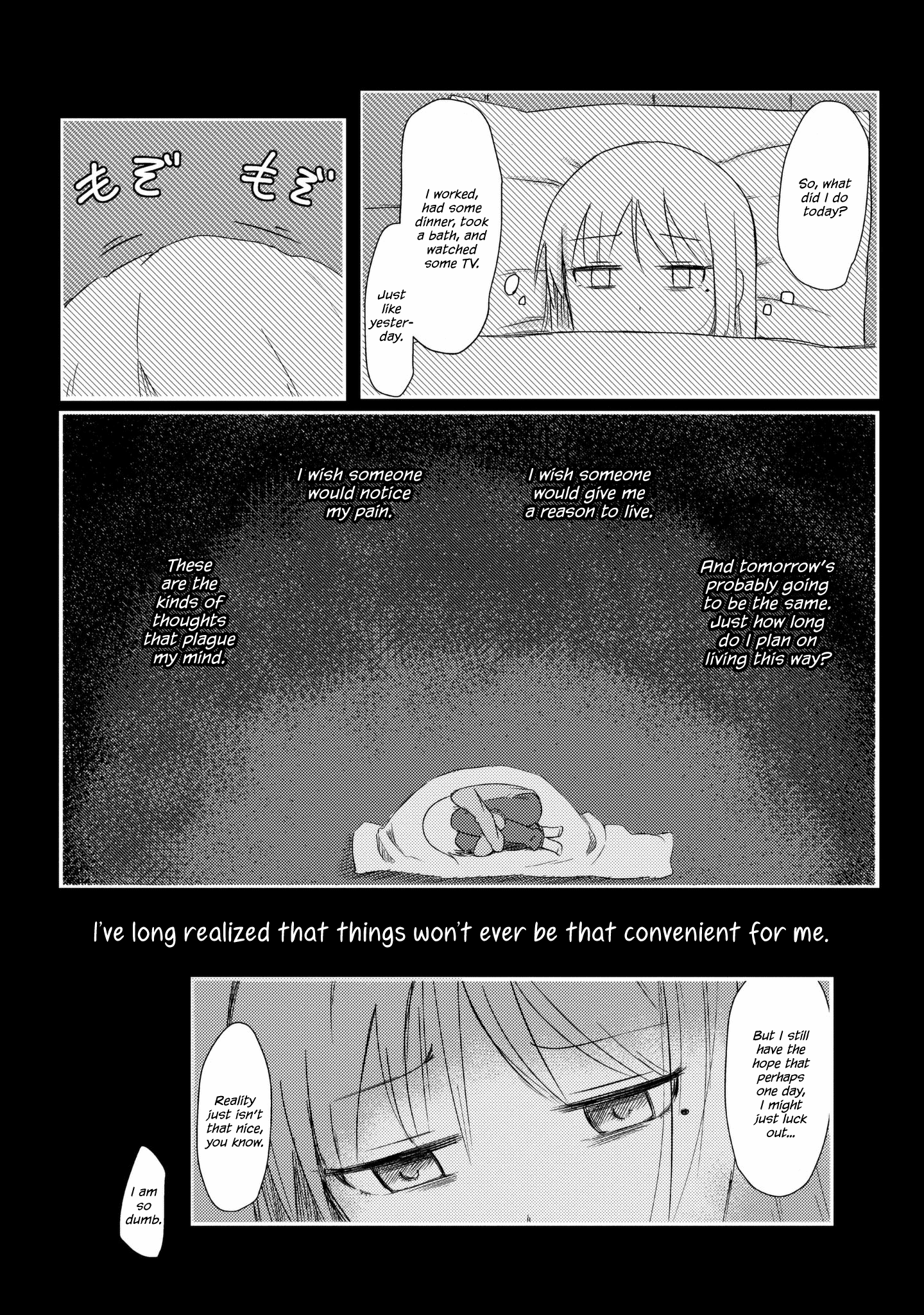 Read She Doesn't Know Why She Lives EN Manga Online