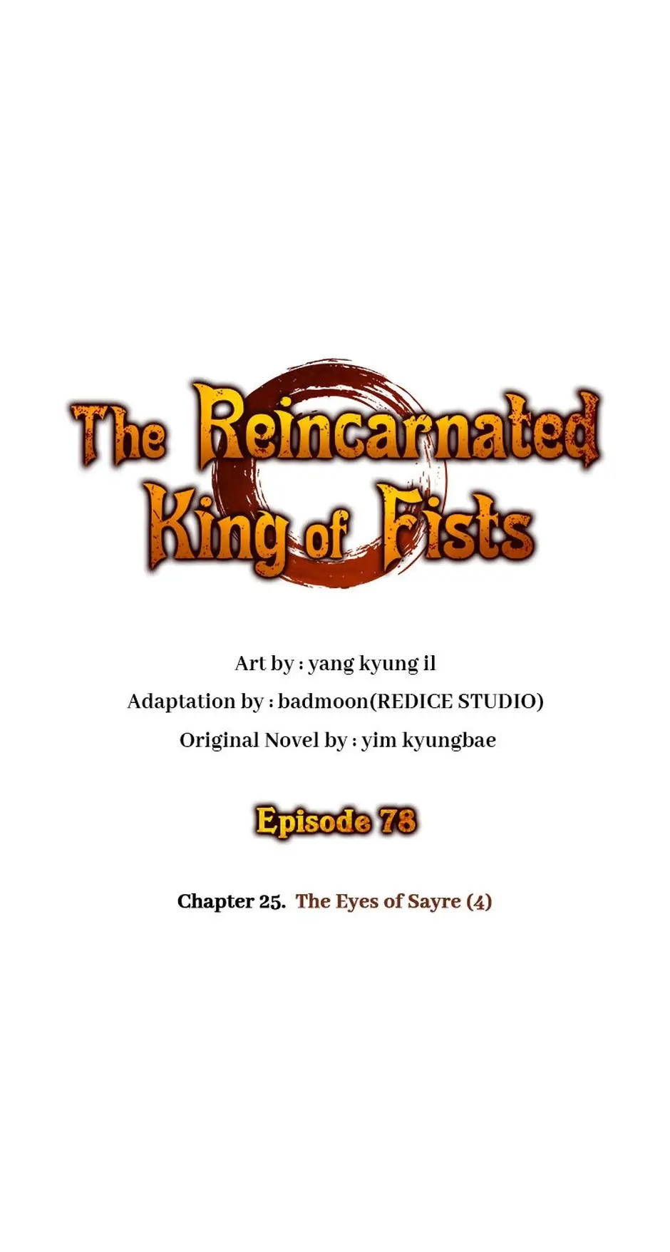Read The Reincarnated King of Fists EN Manga Online