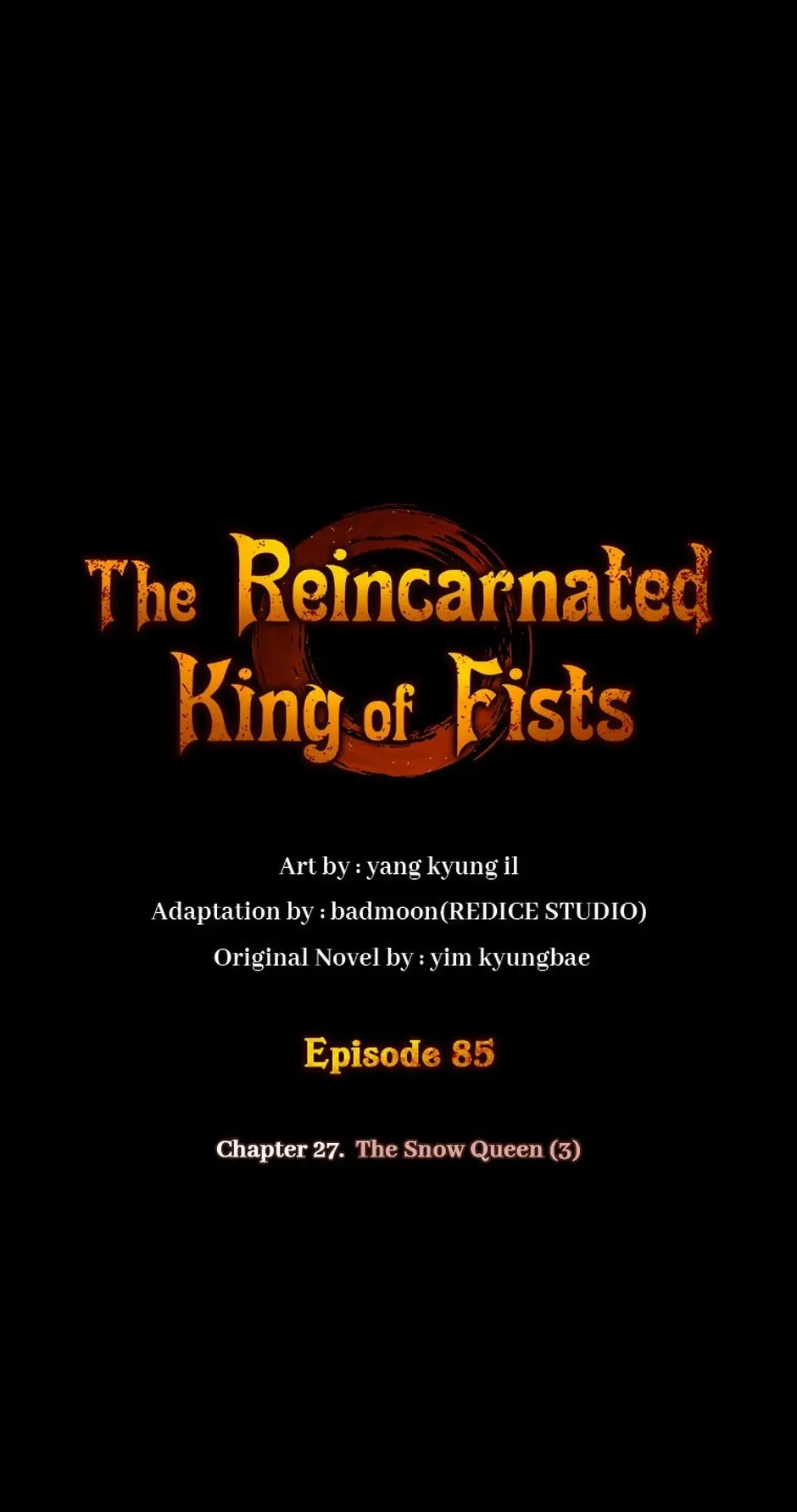 Read The Reincarnated King of Fists EN Manga Online