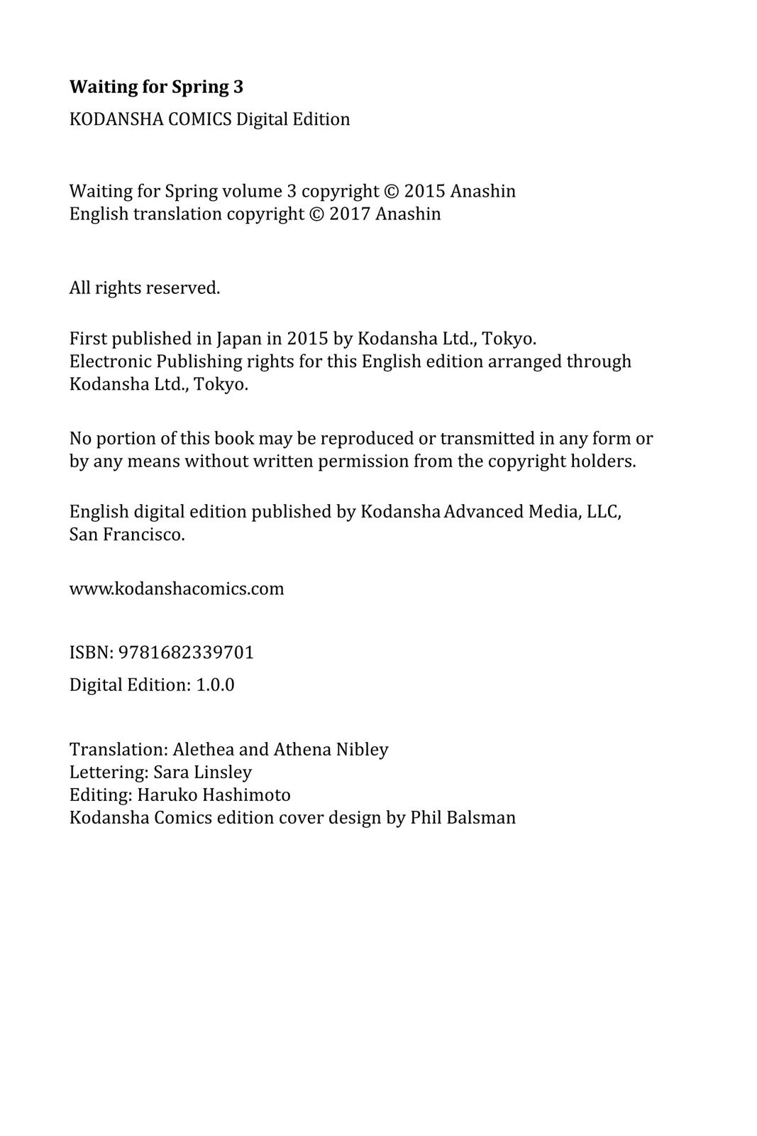 Read Waiting for Spring EN Manga Online