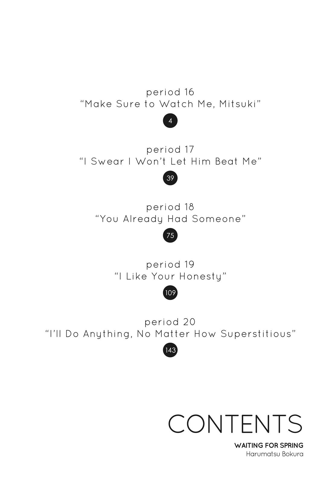 Read Waiting for Spring EN Manga Online