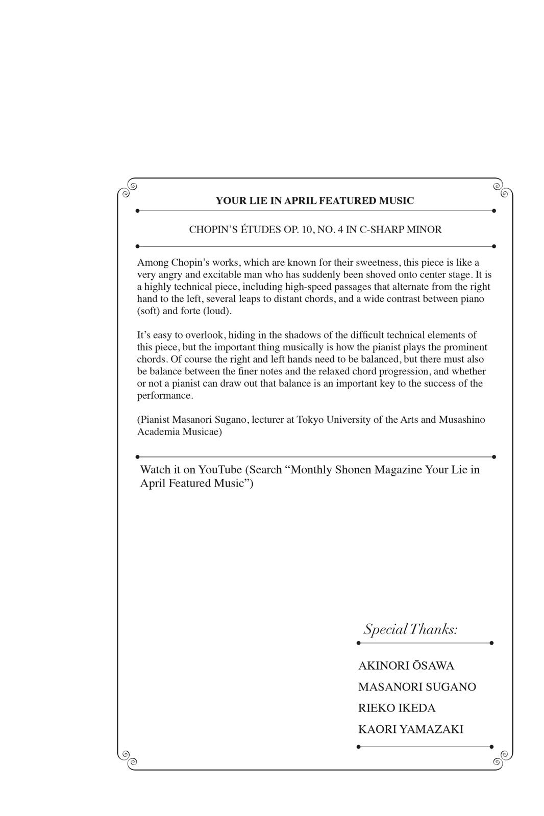 Read Your Lie in April EN Manga Online