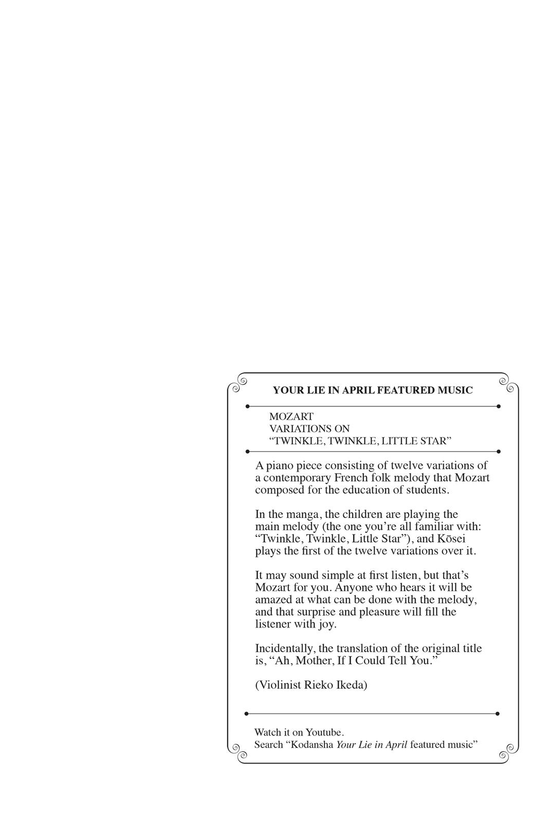 Read Your Lie in April EN Manga Online