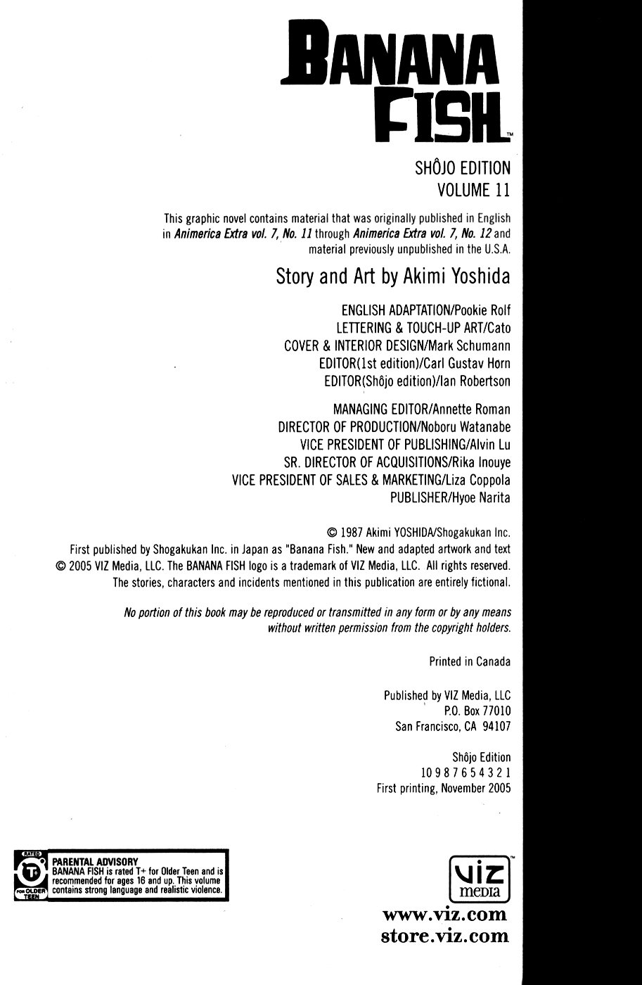 Read Banana Fish ES Manga Online