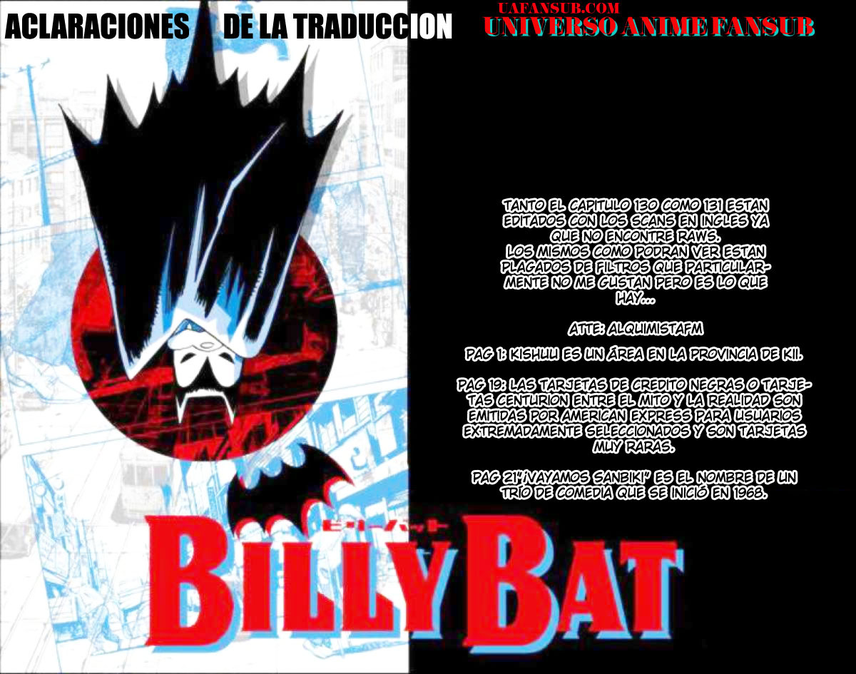 Read Billy Bat ES Manga Online