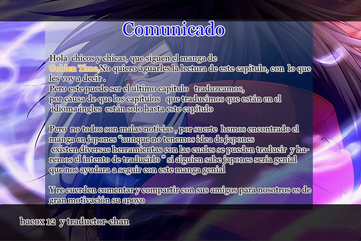 Read Golden Time ES Manga Online