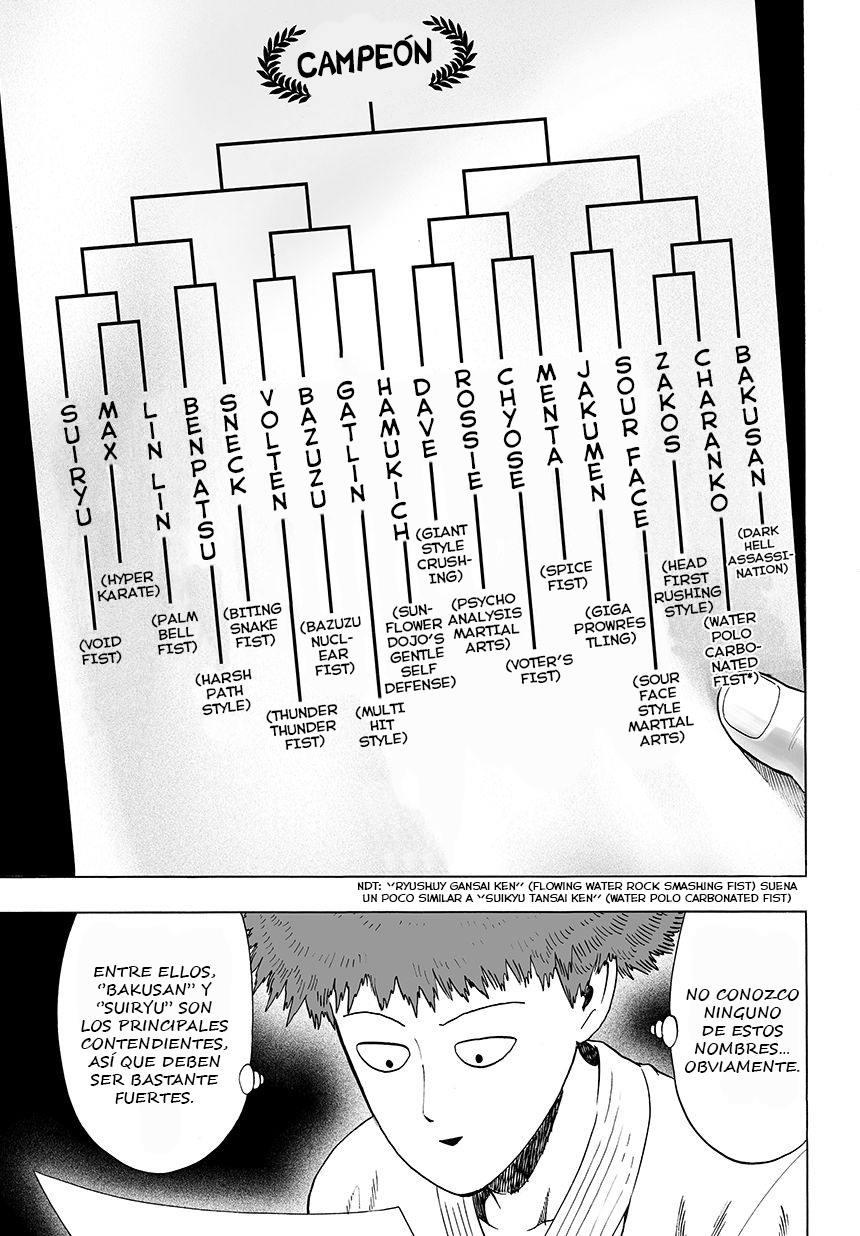 Read One Punch Man ES Manga Online