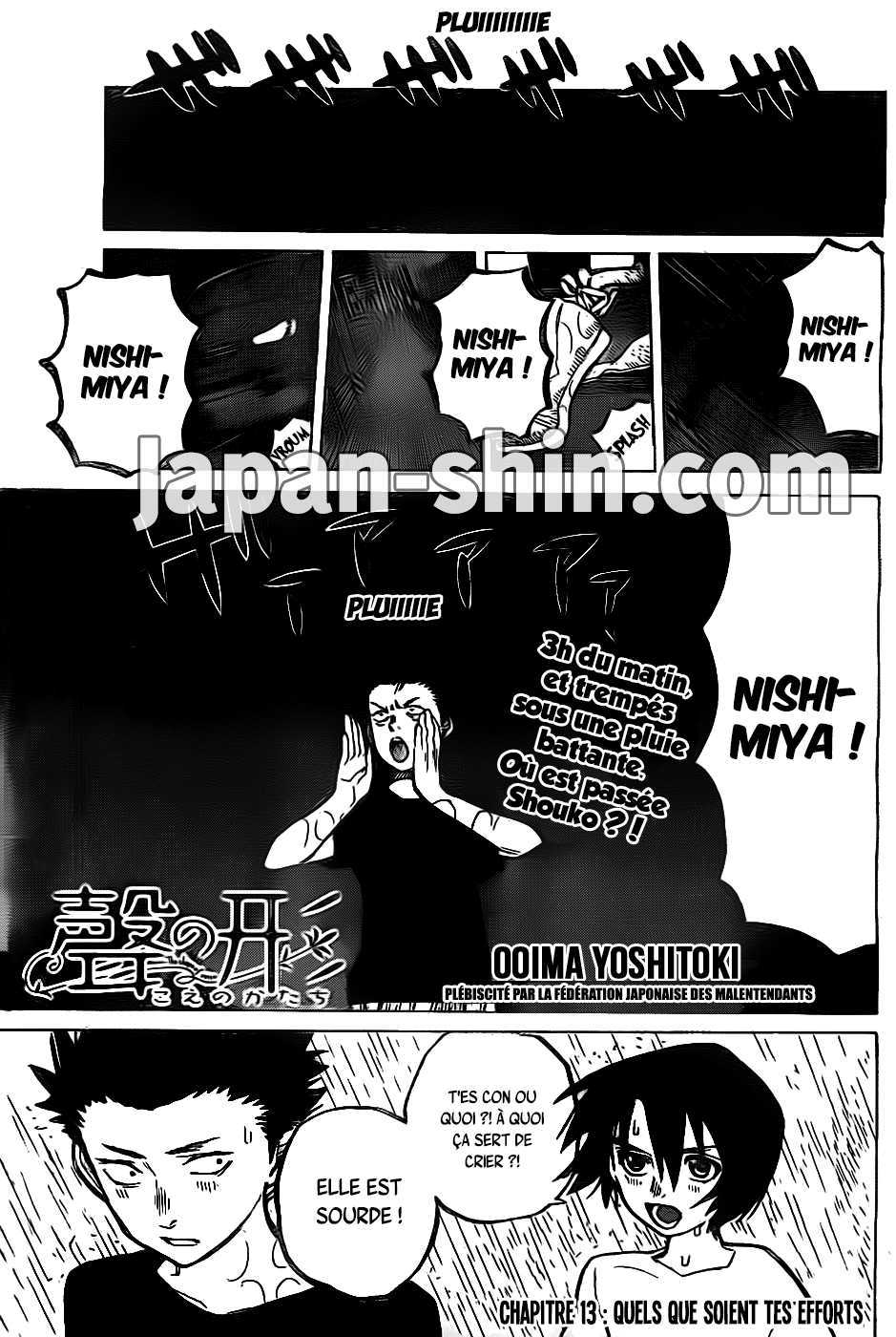 Read A Silent Voice FR Manga Online