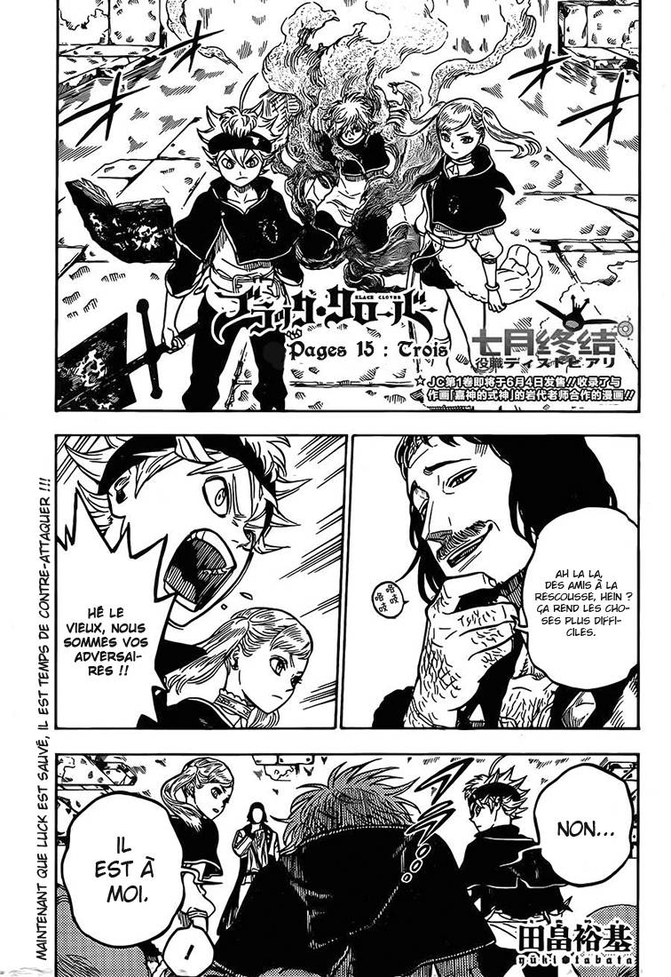 Read Black Clover FR Manga Online
