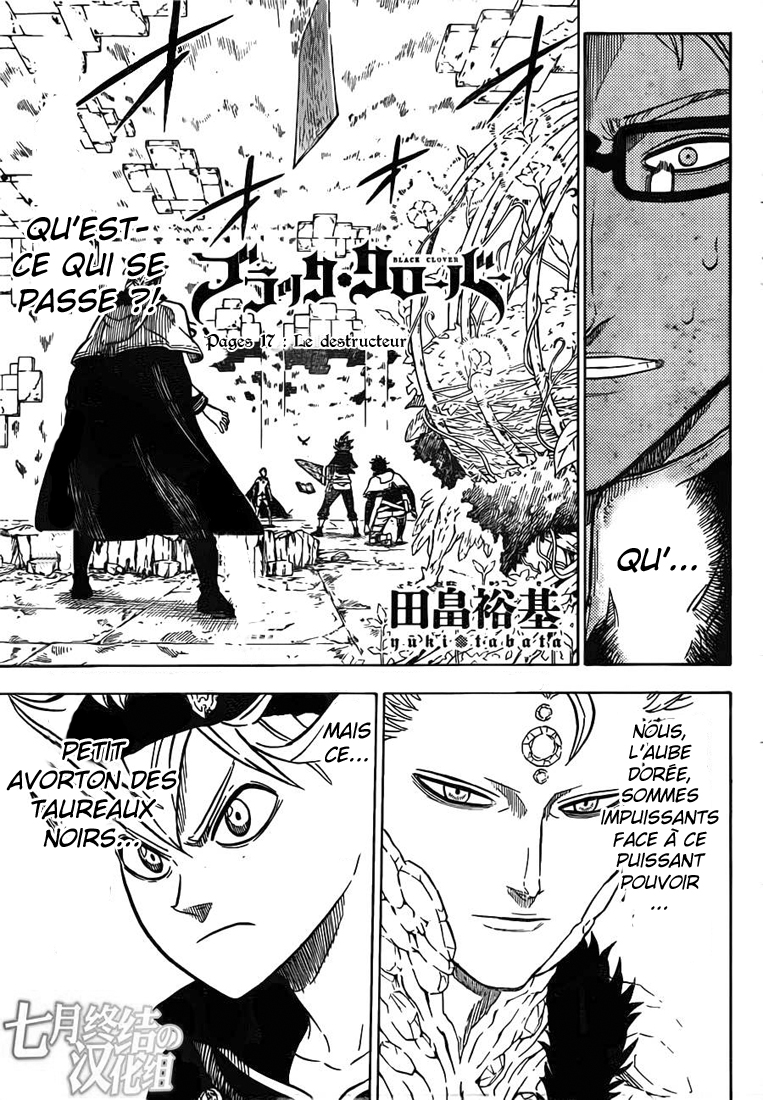 Read Black Clover FR Manga Online