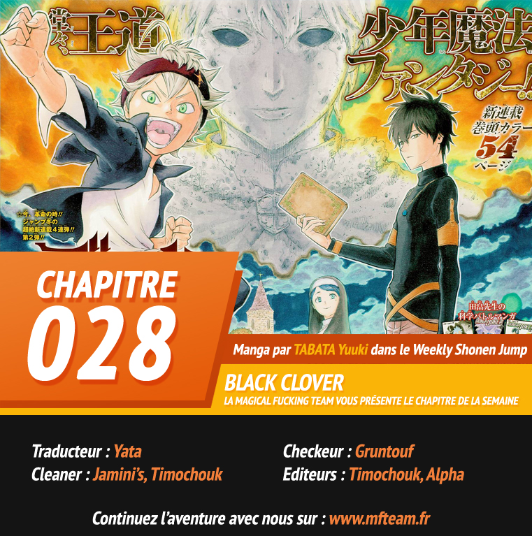 Read Black Clover FR Manga Online