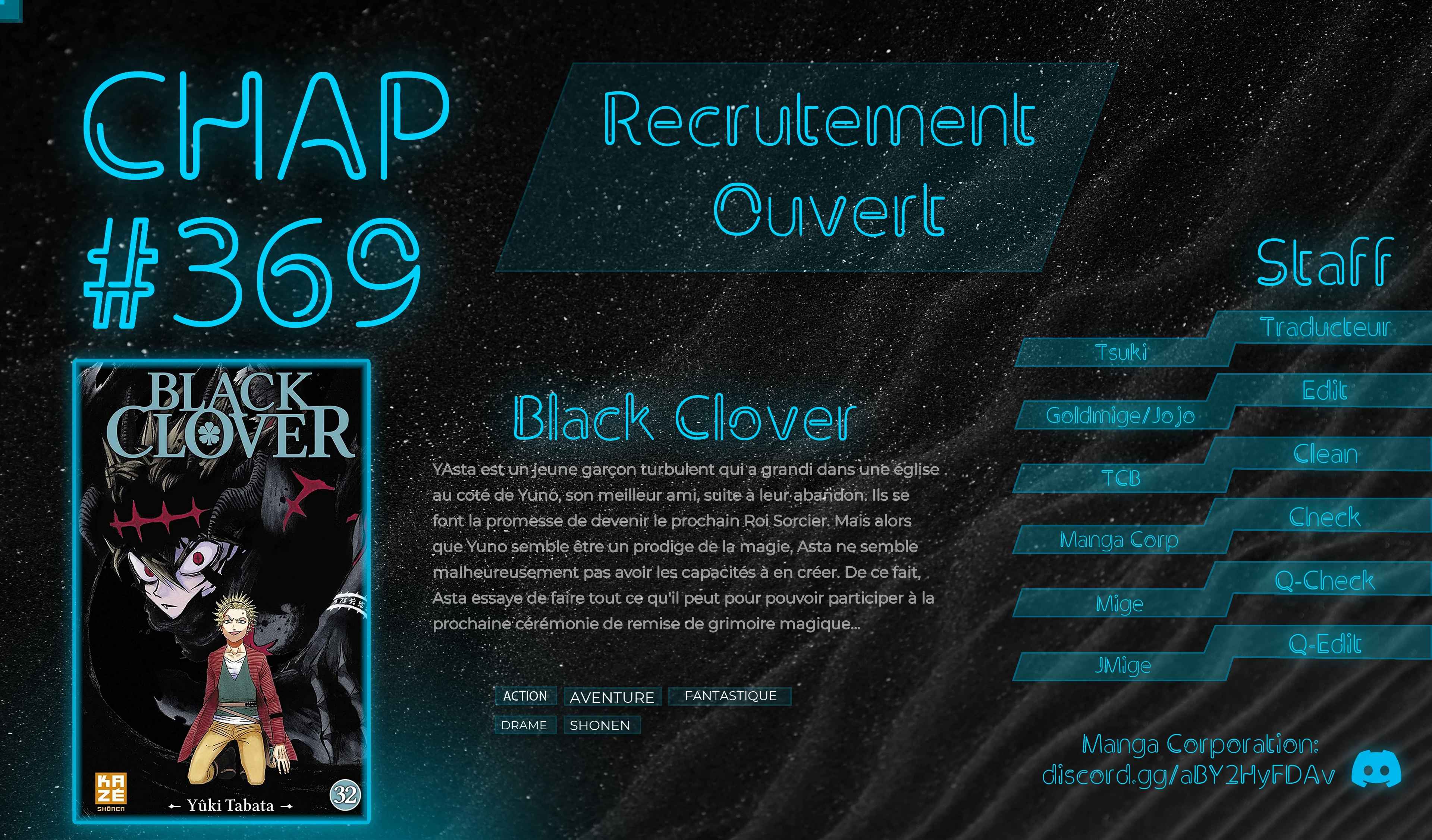 Read Black Clover FR Manga Online