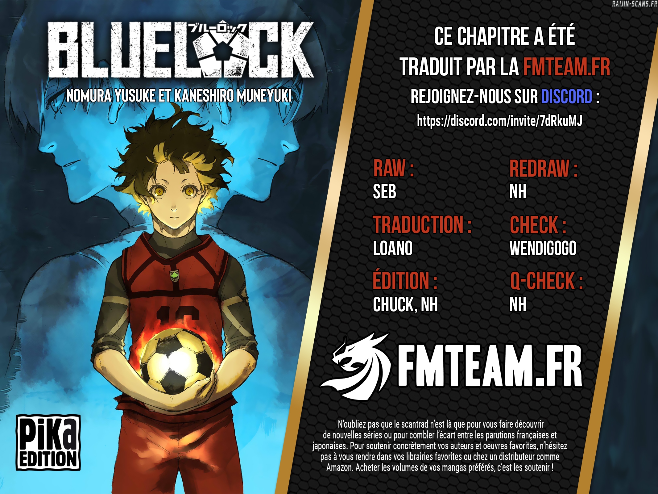 Read Blue Lock FR Manga Online
