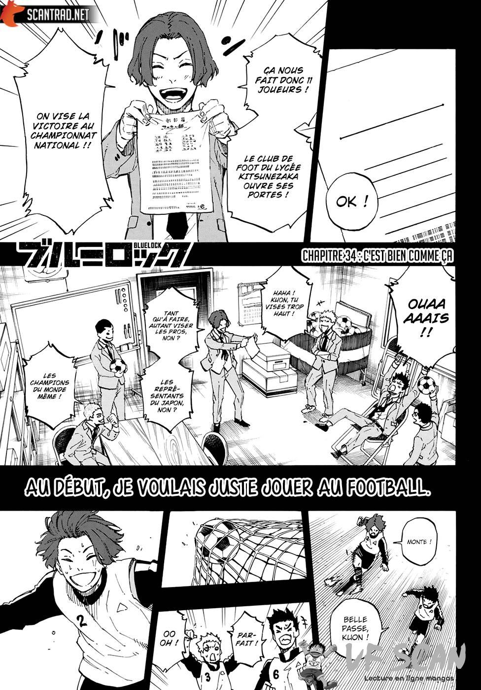 Read Blue Lock FR Manga Online