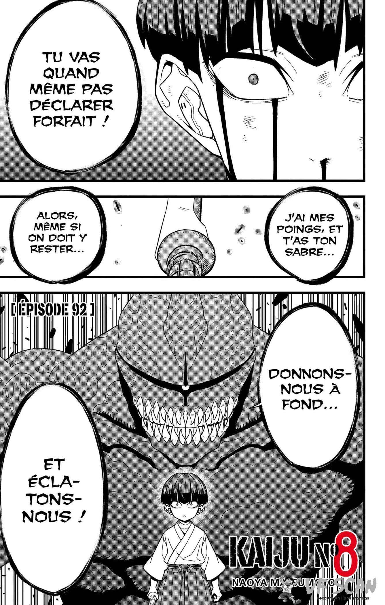 Read Kaiju No. 8 FR Manga Online