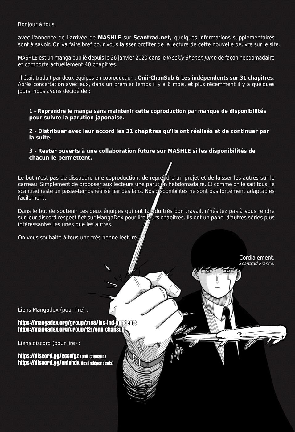 Read MASHLE FR Manga Online