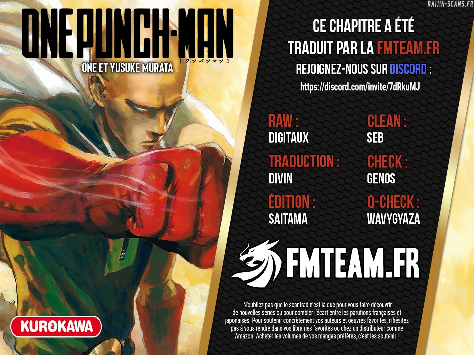 Read One-Punch Man FR Manga Online