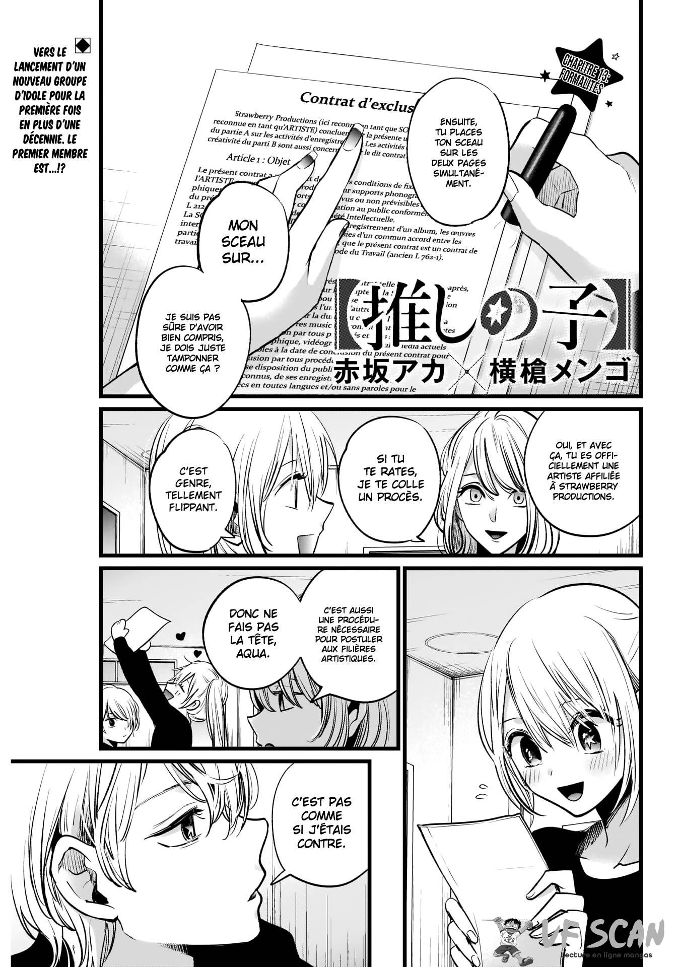 Read Oshi no Ko FR Manga Online